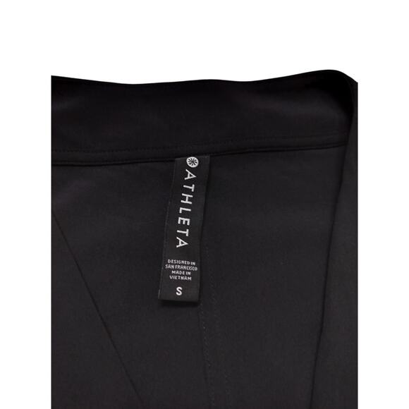 Athleta womens black Marlow V-neck cap sleeve casual romper size S - Picture 12 of 13